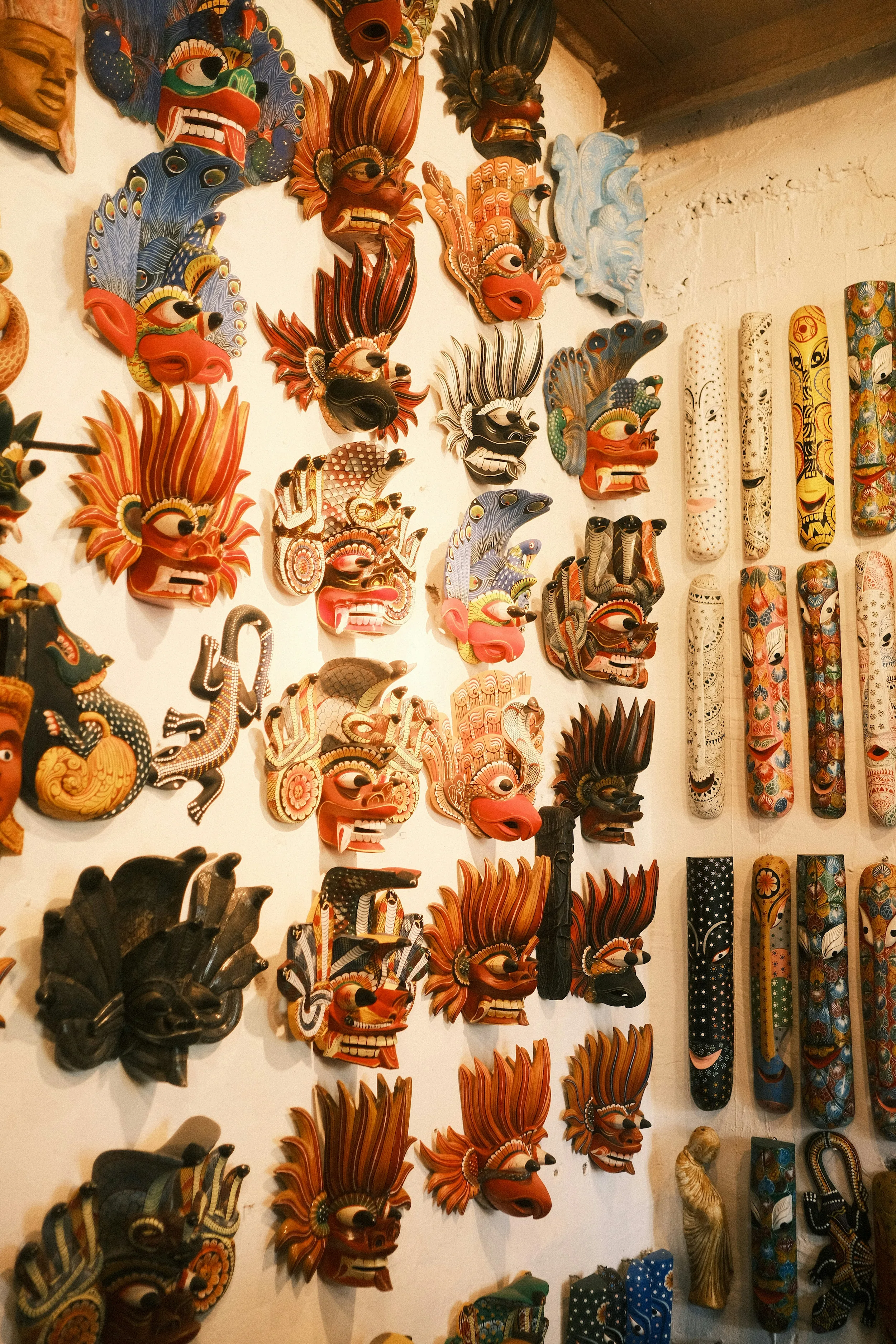 Traditionelle Masken aus Sri Lanka