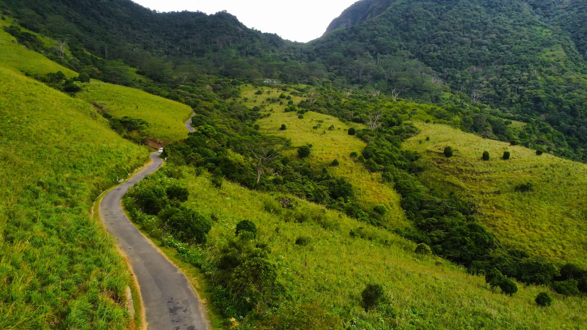 Ländliche Tropenlandschaft Sri Lanka